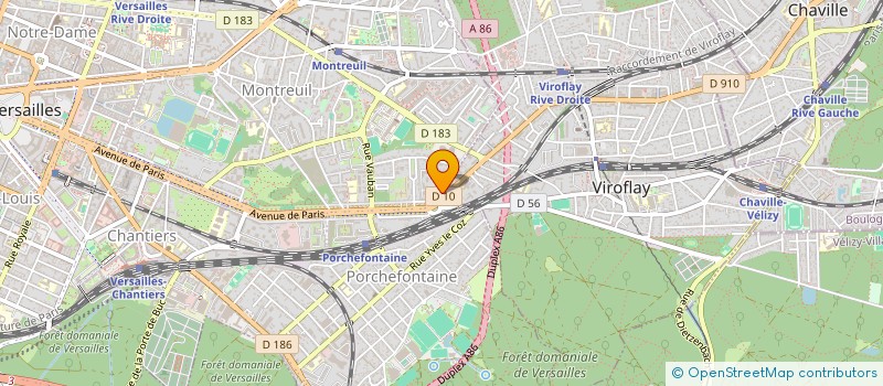 localisation de l'entreprise SH TRANSPRESTIGE à VERSAILLES
