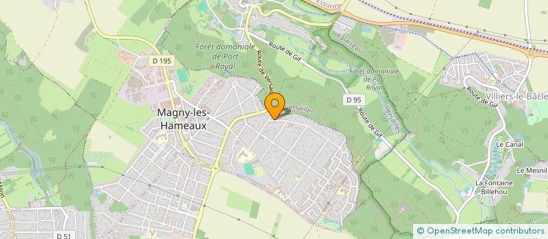 localisation de l'entreprise SH VALLEE  MAGNY-LES-HAMEAUX