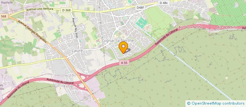 localisation de l'entreprise SH & VCM MAGI IMMOBILIER à GIGNAC-LA-NERTHE