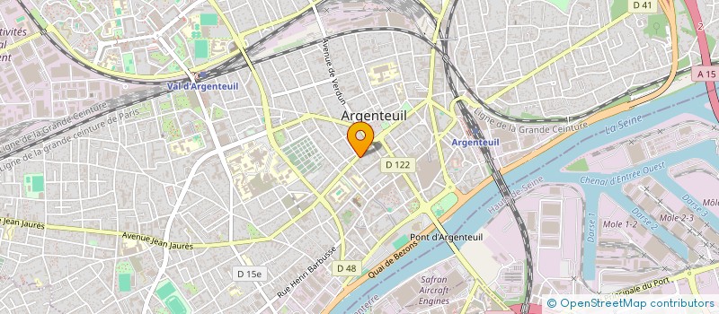 localisation de l'entreprise SH VENTILATION  ARGENTEUIL