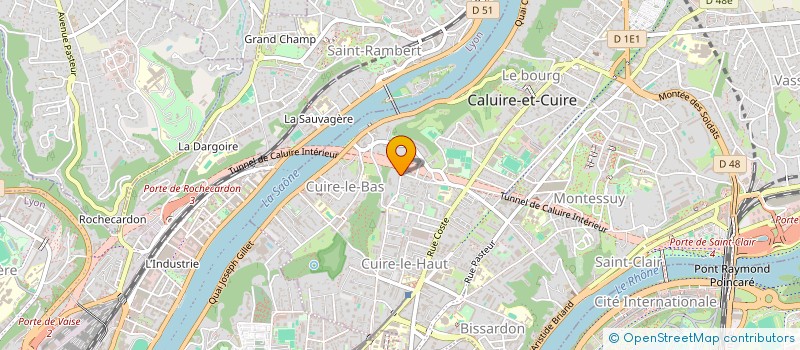 localisation de l'entreprise SH2 PARTICIPATIONS à CALUIRE-ET-CUIRE