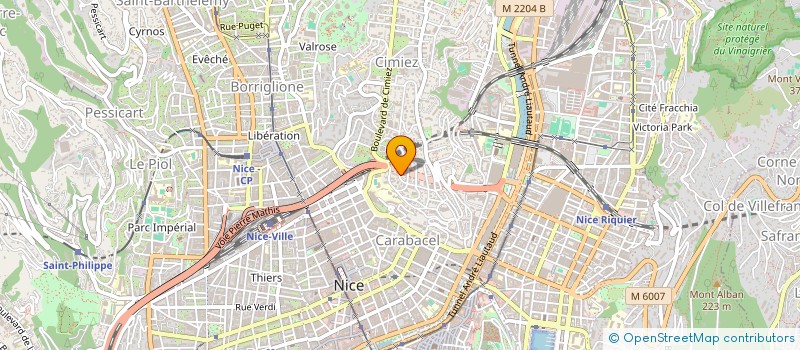 localisation de l'entreprise SH21 FORMATION ET CONSEIL à NICE
