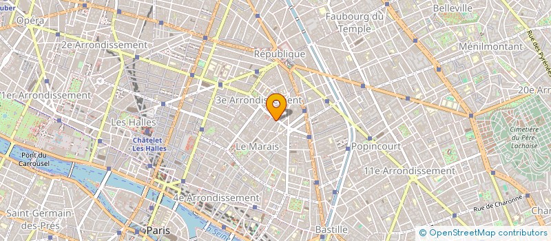 localisation de l'entreprise SH25  PARIS