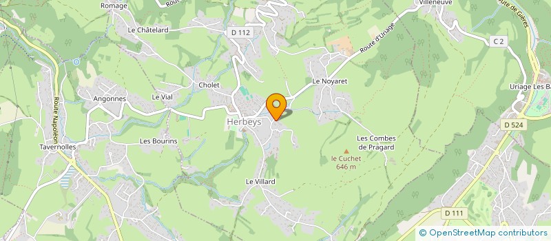 localisation de l'entreprise SH2J  HERBEYS