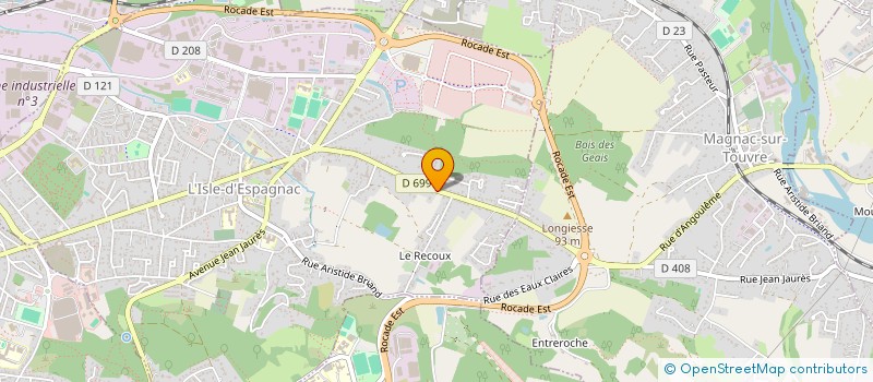 localisation de l'entreprise SH2K  L'ISLE-D'ESPAGNAC