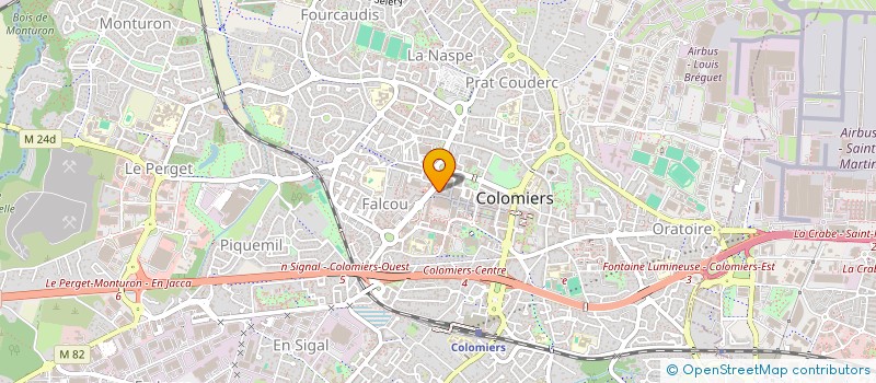 localisation de l'entreprise SH2LAURA à COLOMIERS