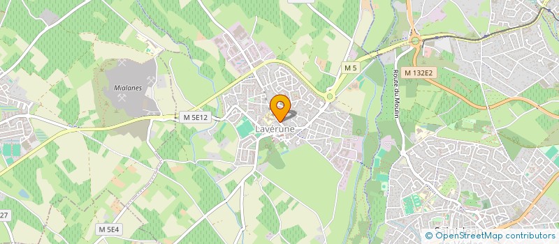 localisation de l'entreprise SH3  LAVERUNE