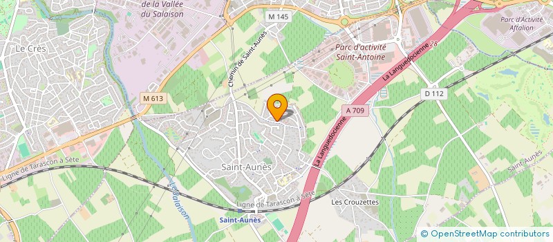 localisation de l'entreprise SH34 à SAINT-AUNES