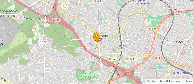 localisation de l'entreprise SHA  SANNOIS