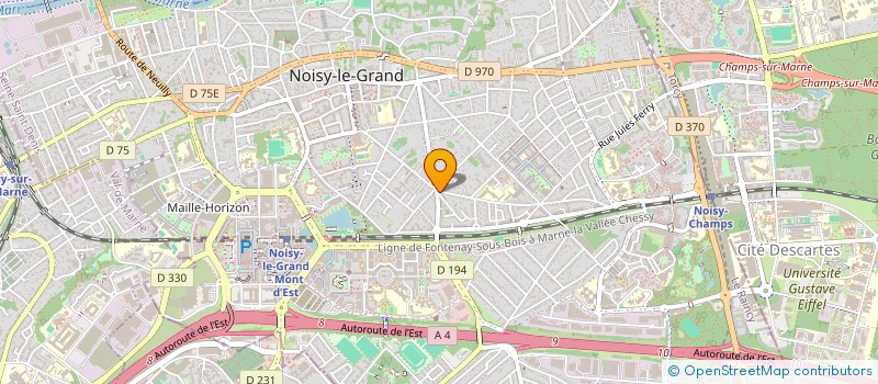 localisation de l'entreprise SHA BAR LOUNGE  NOISY-LE-GRAND