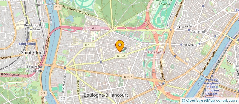 localisation de l'entreprise SHAB à BOULOGNE-BILLANCOURT