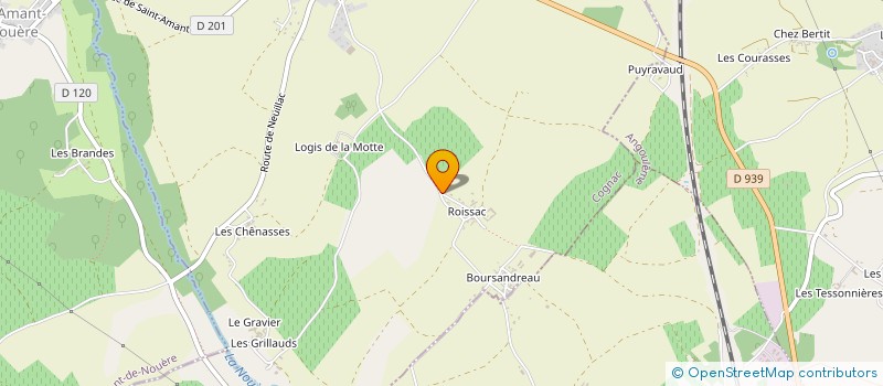 localisation de l'entreprise SHAB à SAINT GENIS D'HIERSAC