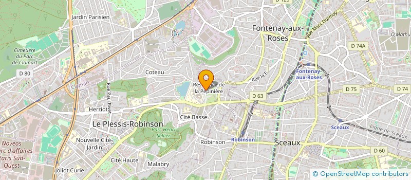 localisation de l'entreprise SHABAKA SERVICES à LE PLESSIS-ROBINSON