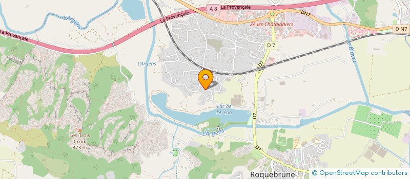 localisation de l'entreprise SHABALLA  ROQUEBRUNE-SUR-ARGENS