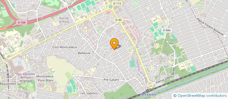 localisation de l'entreprise SHABBIR RENOV à VILLEPINTE