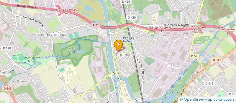 localisation de l'entreprise SHABDODO à DOUAI