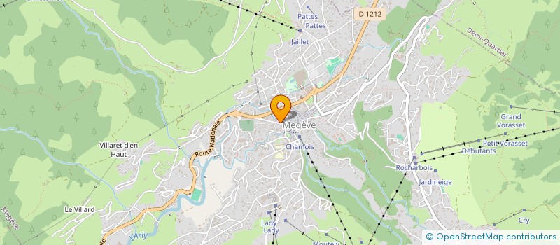 localisation de l'entreprise SHABIG à MEGEVE