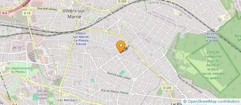 localisation de l'entreprise SHACHIN 5  VILLIERS-SUR-MARNE