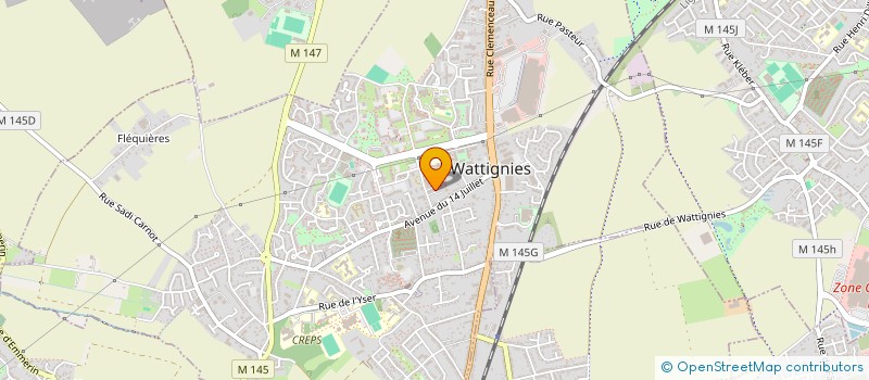 localisation de l'entreprise SHACL CONSEIL  WATTIGNIES