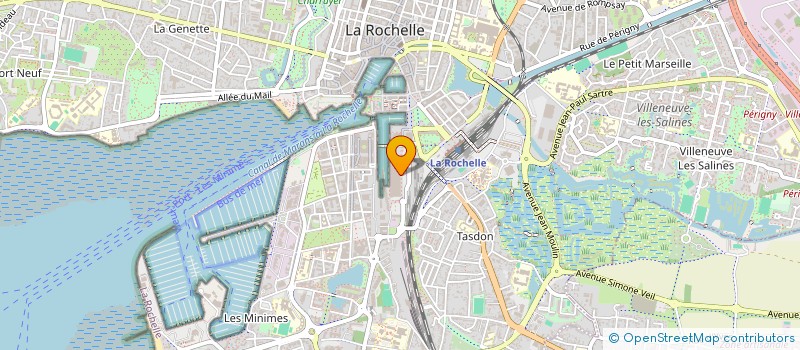 localisation de l'entreprise SHACO à LA ROCHELLE