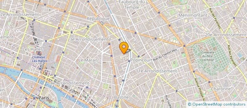 localisation de l'entreprise SHAD  PARIS