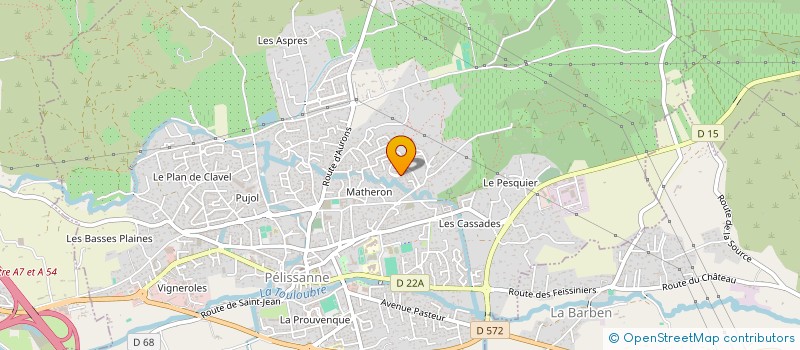 localisation de l'entreprise SHAD  PELISSANNE