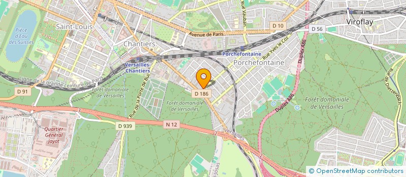 localisation de l'entreprise SHADA à VERSAILLES