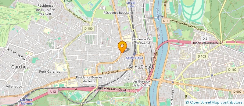 localisation de l'entreprise SHADDAI à SAINT-CLOUD