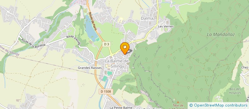 localisation de l'entreprise SHADDE  LA BALME-DE-SILLINGY