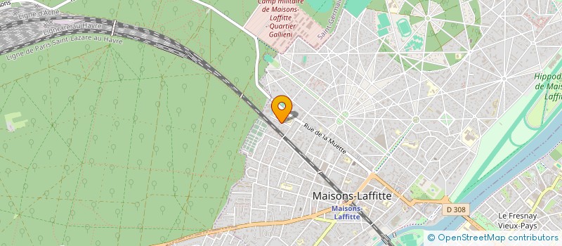 localisation de l'entreprise SHADDINE LMNP  MAISONS-LAFFITTE