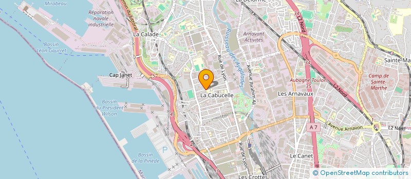 localisation de l'entreprise SHADE CONSULTING à MARSEILLE