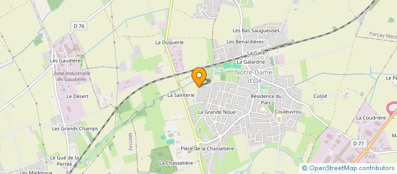 localisation de l'entreprise SHADER INK TATTOO  NOTRE-DAME-D'OE