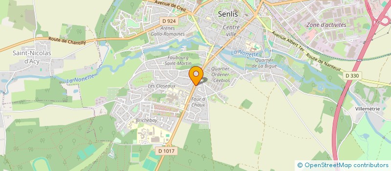 localisation de l'entreprise SHADI-LOU  SENLIS