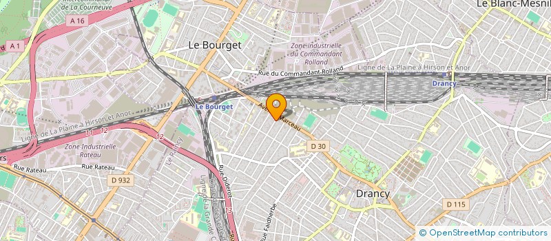 localisation de l'entreprise SHADI SARL à DRANCY