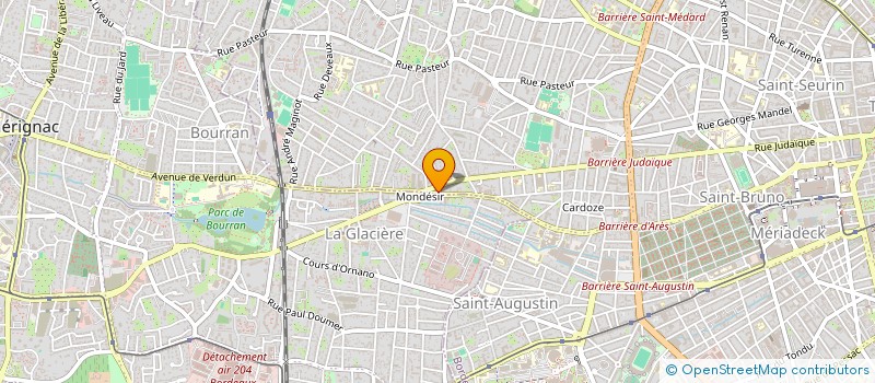 localisation de l'entreprise SHADOK ROUGE  BORDEAUX