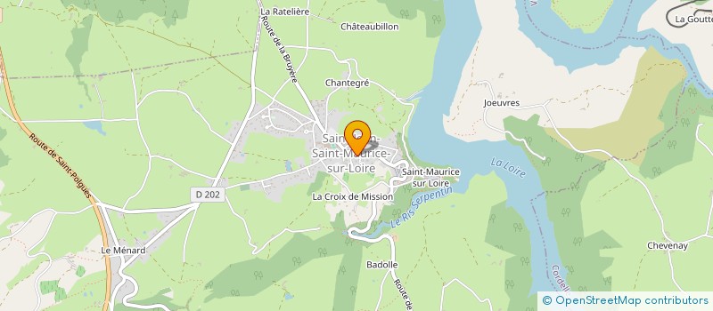 localisation de l'entreprise SHADOW  SAINT-JEAN-SAINT-MAURICE-SUR-LOIRE