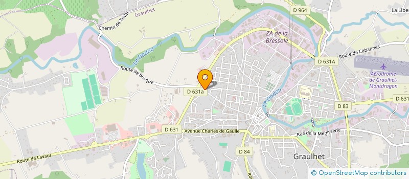 localisation de l'entreprise SHADOW à GRAULHET
