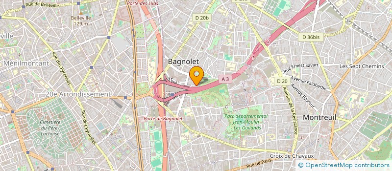 localisation de l'entreprise SHADOW CONCEPT à BAGNOLET