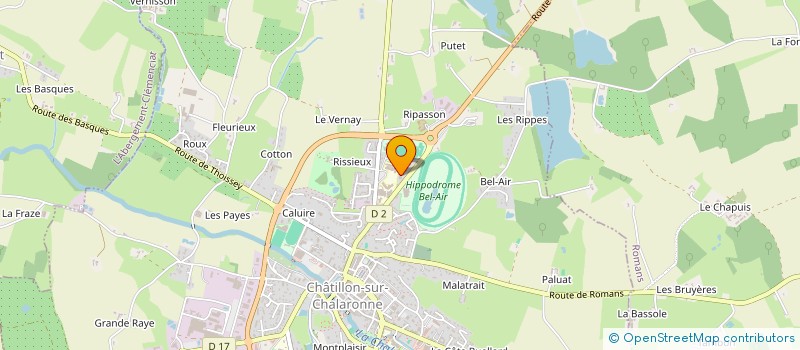 localisation de l'entreprise SHADOW WATCH  CHATILLON-SUR-CHALARONNE