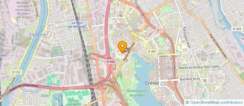 localisation de l'entreprise SHADOWS à CRETEIL