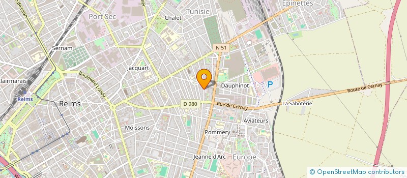 localisation de l'entreprise SHAFTY PROMO  REIMS