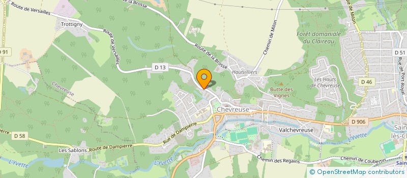 localisation de l'entreprise SHAG IMMO  CHEVREUSE