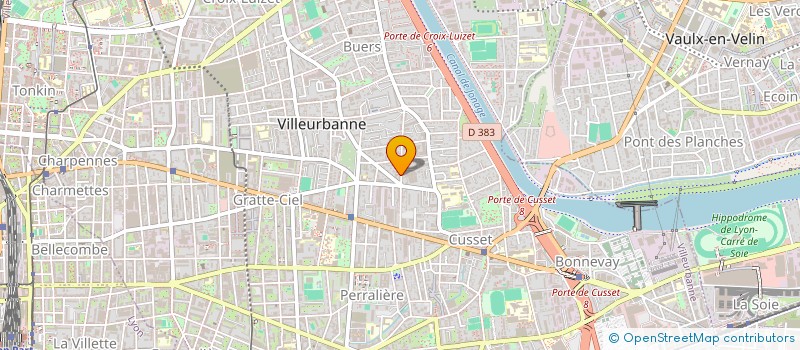 localisation de l'entreprise SHAGANY à VILLEURBANNE