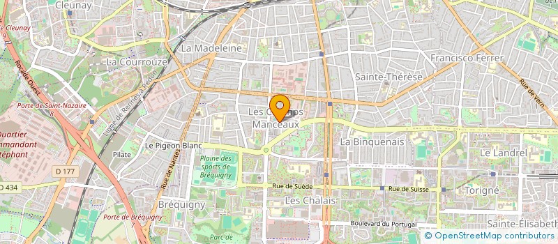 localisation de l'entreprise SHAH BARDAGE CONSTRUCTION  RENNES