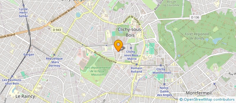 localisation de l'entreprise SHAHIN à CLICHY-SOUS-BOIS