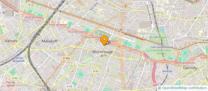 localisation de l'entreprise SHAHRA (SOUNDS OF HUMANITY ASSOCIATION FOR HERITAGE, RITUALS, AND ART) à MONTROUGE