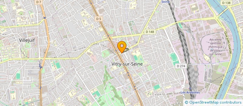 localisation de l'entreprise SHAI CITY 94 à VITRY-SUR-SEINE