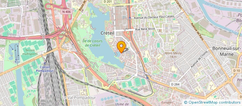 localisation de l'entreprise SHAILI 770  CRETEIL