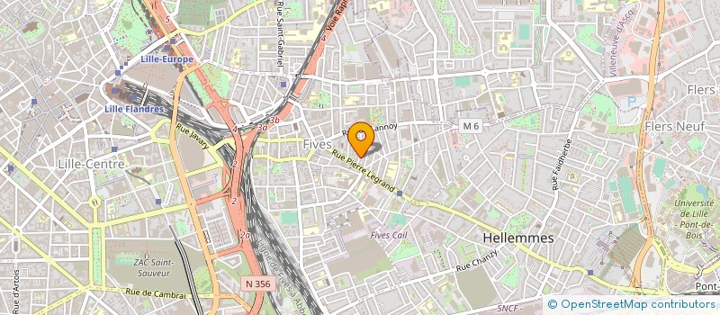 localisation de l'entreprise SHAKE à LILLE