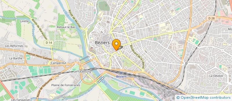 localisation de l'entreprise SHAKE BEZIERS à BEZIERS